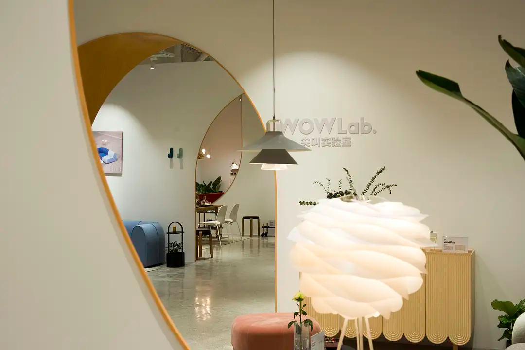 上海万象城“尖叫设计”家具店 | 北欧风情的白色拱门空间-76