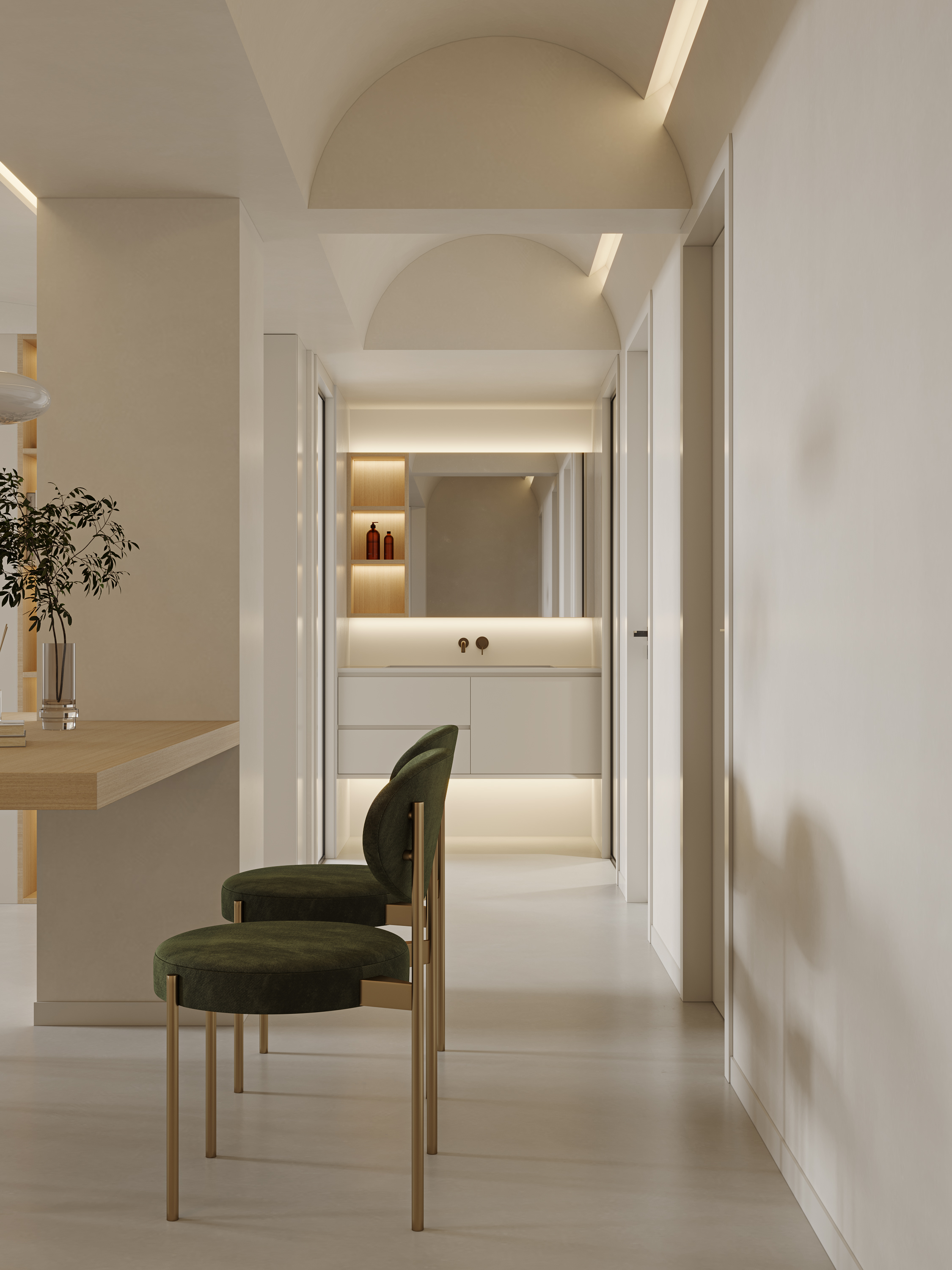 现代轻法式奶油风室内设计-9