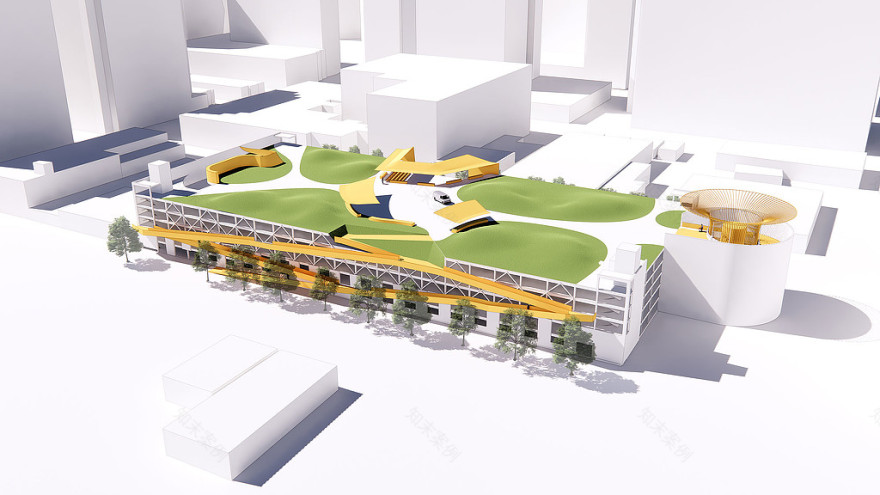 重塑公共空间 | Gensler 将停车场变身为“人民露台”-8