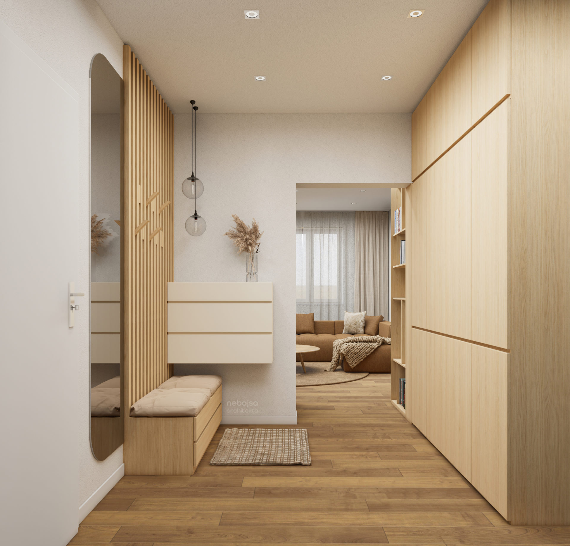 Flat visualization for a young couple | Nebojsa architekta-9