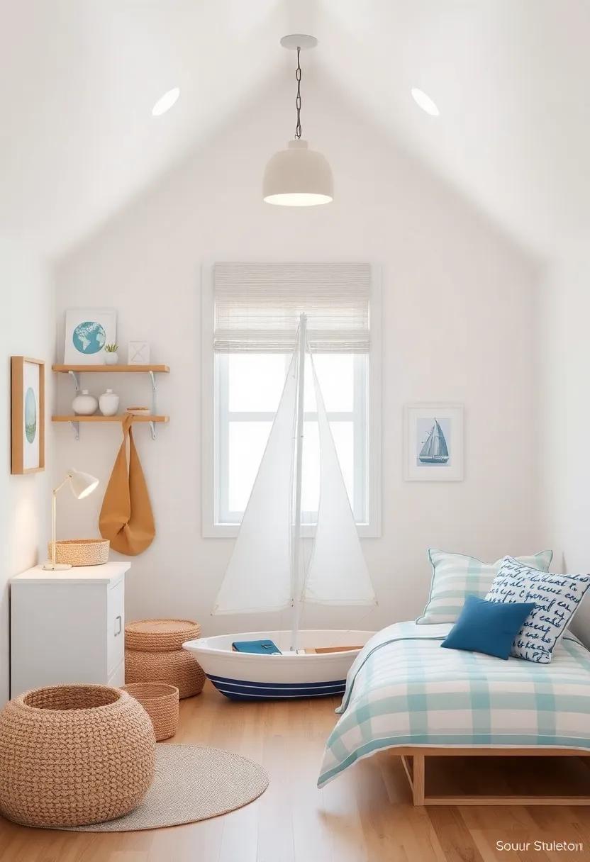 Sail Away  设计以帆船为灵感的迷人海岸主题儿童房-76