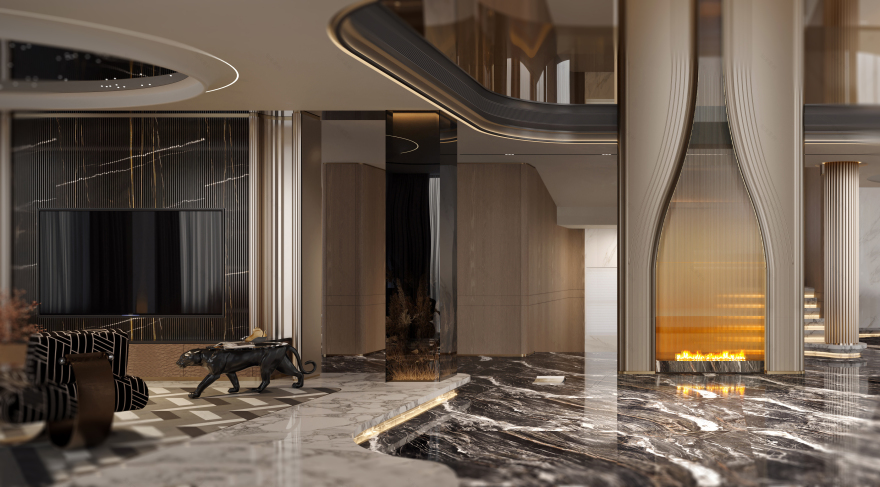 1100㎡艺术豪宅丨ZHD·纵禾设计(陈文强,张先辉)-51