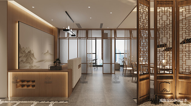30万元休闲空间260平米装修案例·原木风茶室-13