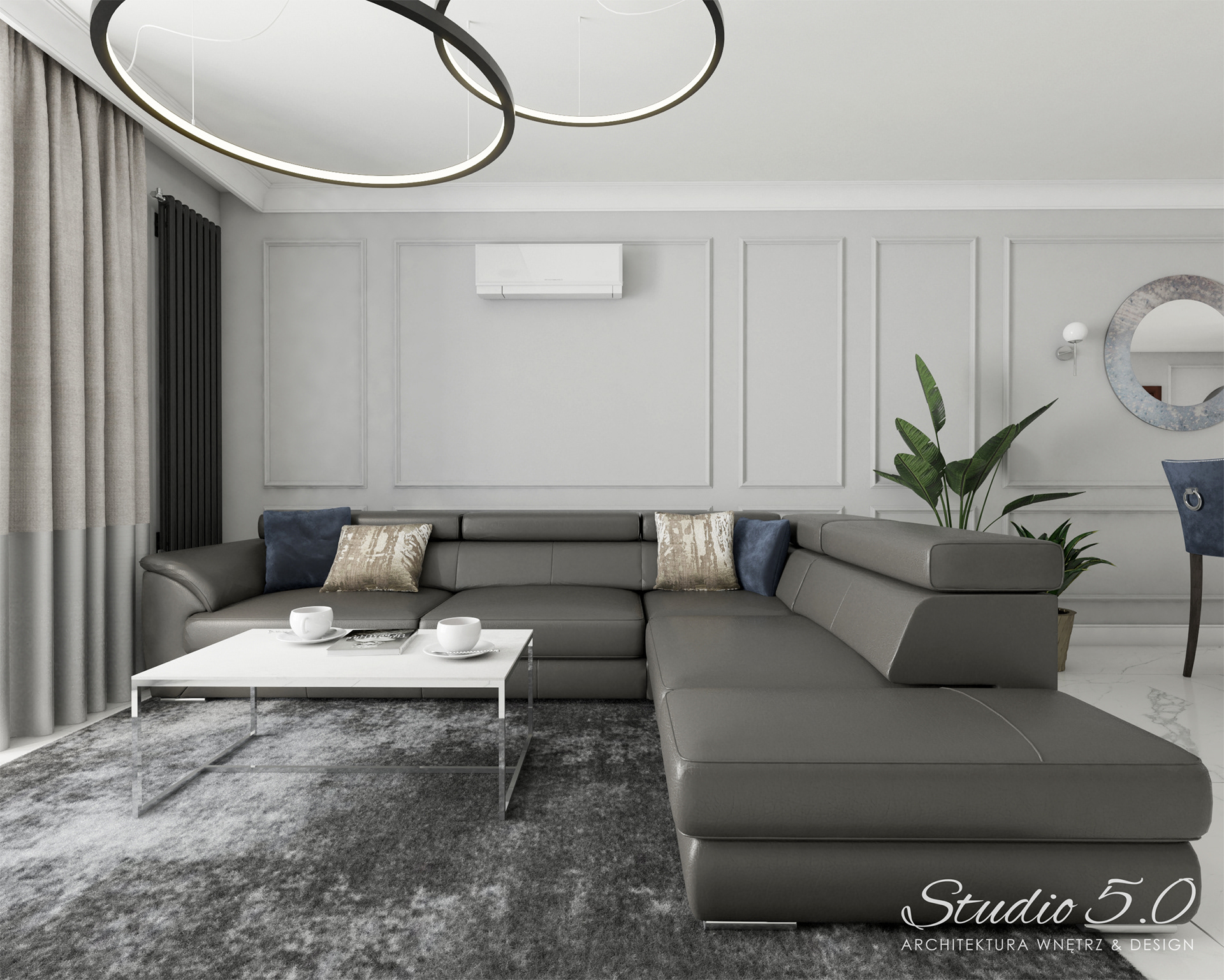 开放空间魅力客厅设计-7