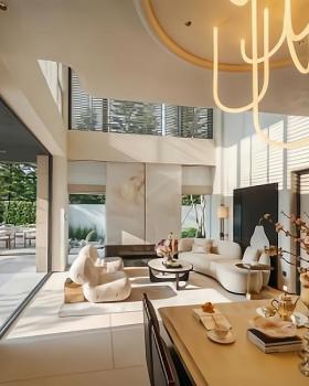 广州金地香山湖·御湖颂别墅样板间 | 诗意空间设计