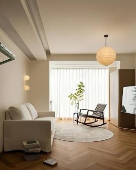 上海云朵之家90㎡-藏在绿色橱窗里的记忆 | 时隅设计