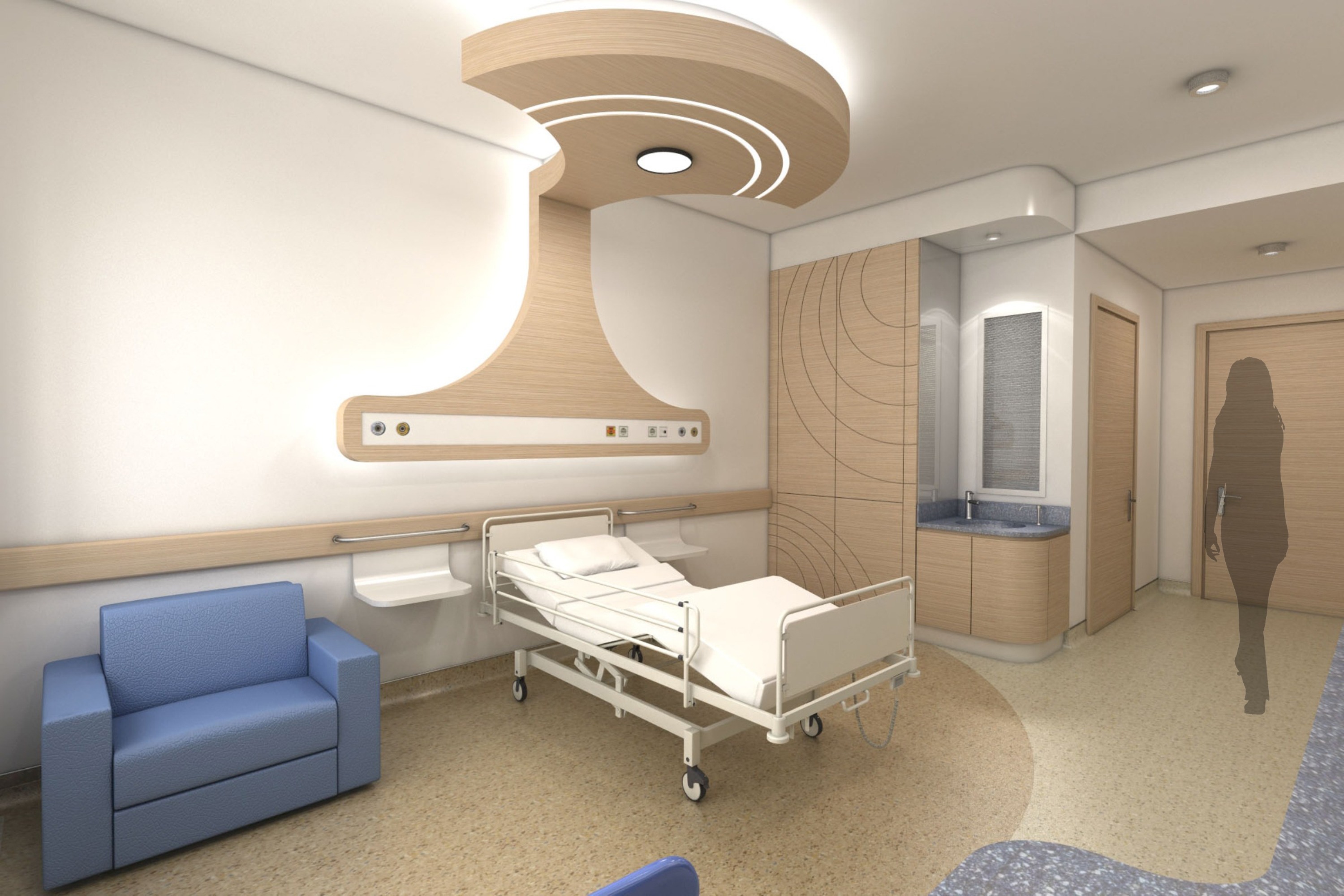 康复中心医院室内设计案例-5