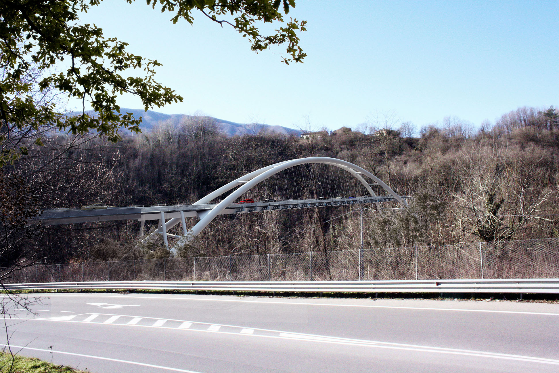 Castelnuovo 弧形桥 | 钢铁悬索之力-10