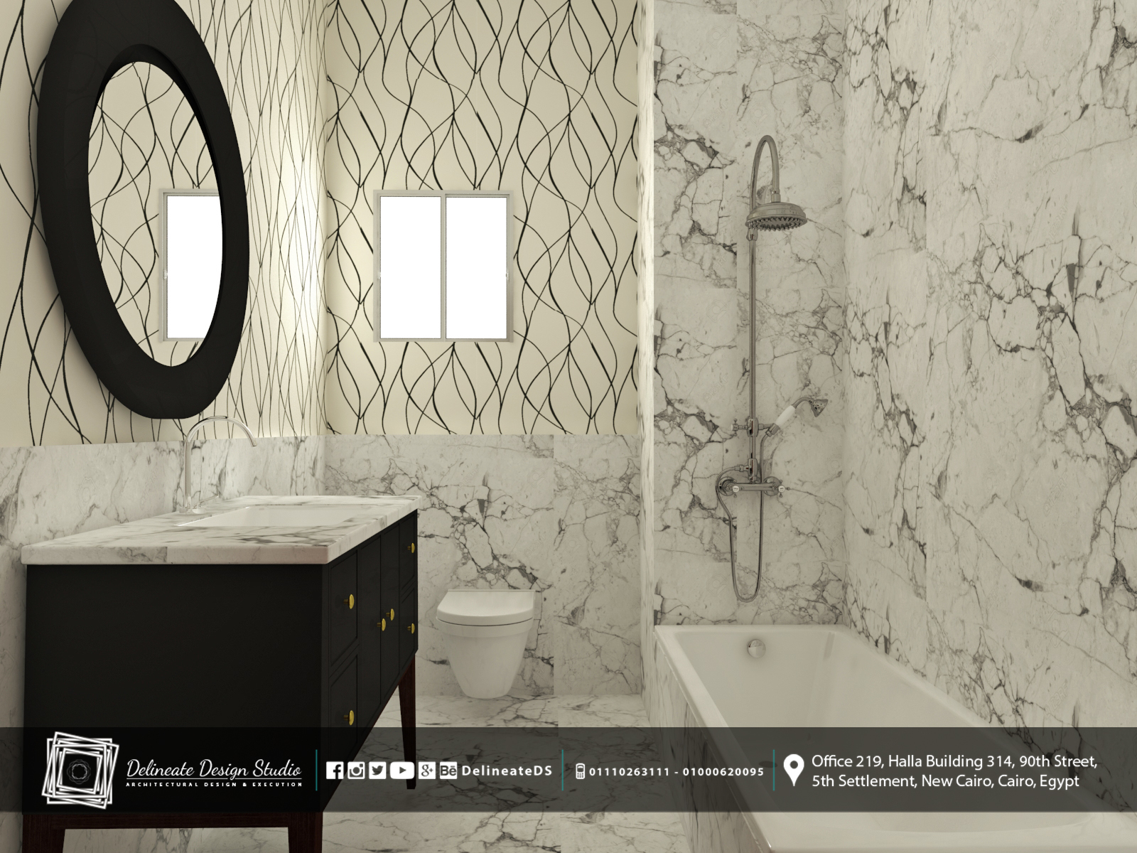 新开罗别墅 | 现代宜居的室内外设计-17