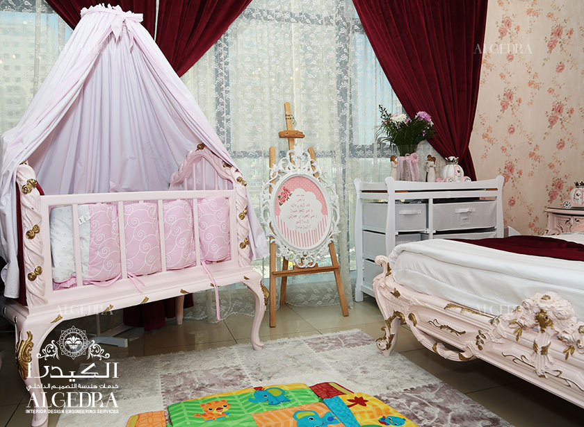 迪拜婴儿女孩卧室设计-2