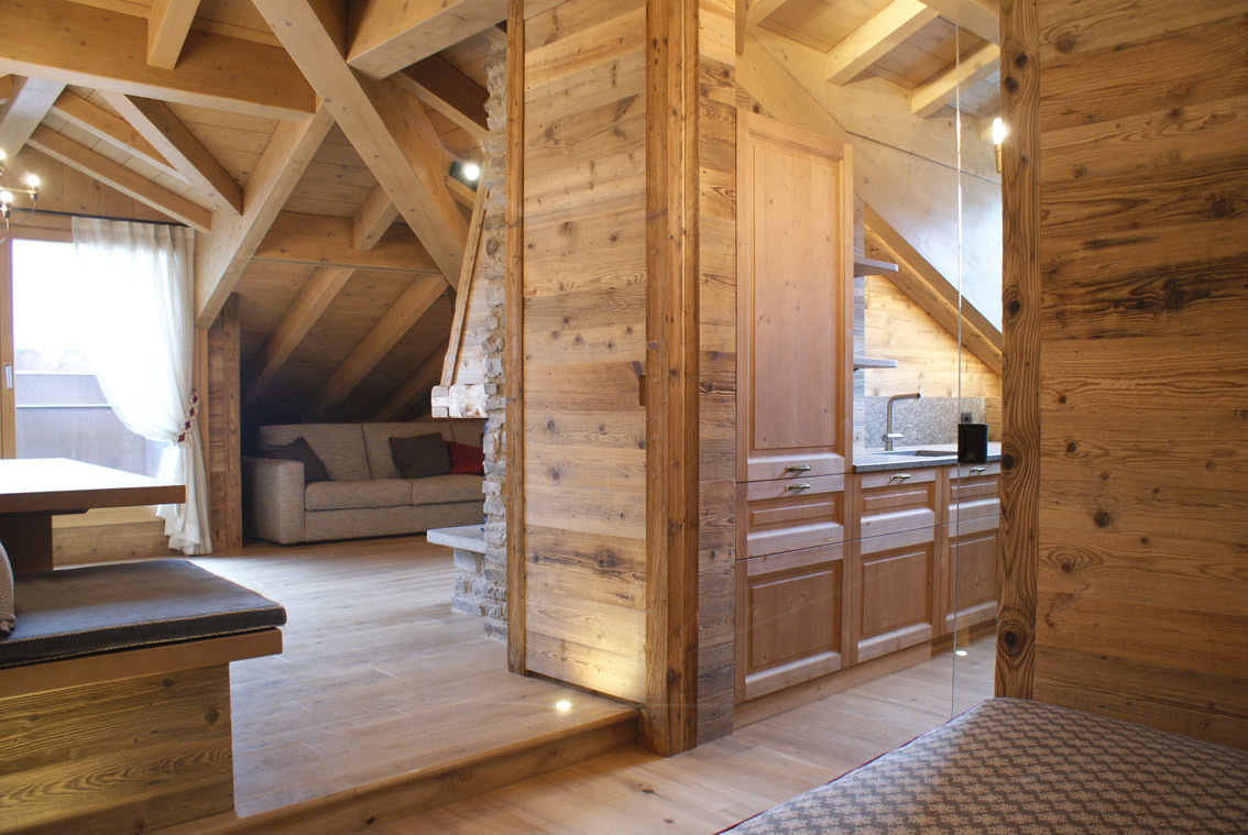 2018 年完成的阿尔卑斯山间别墅设计-9