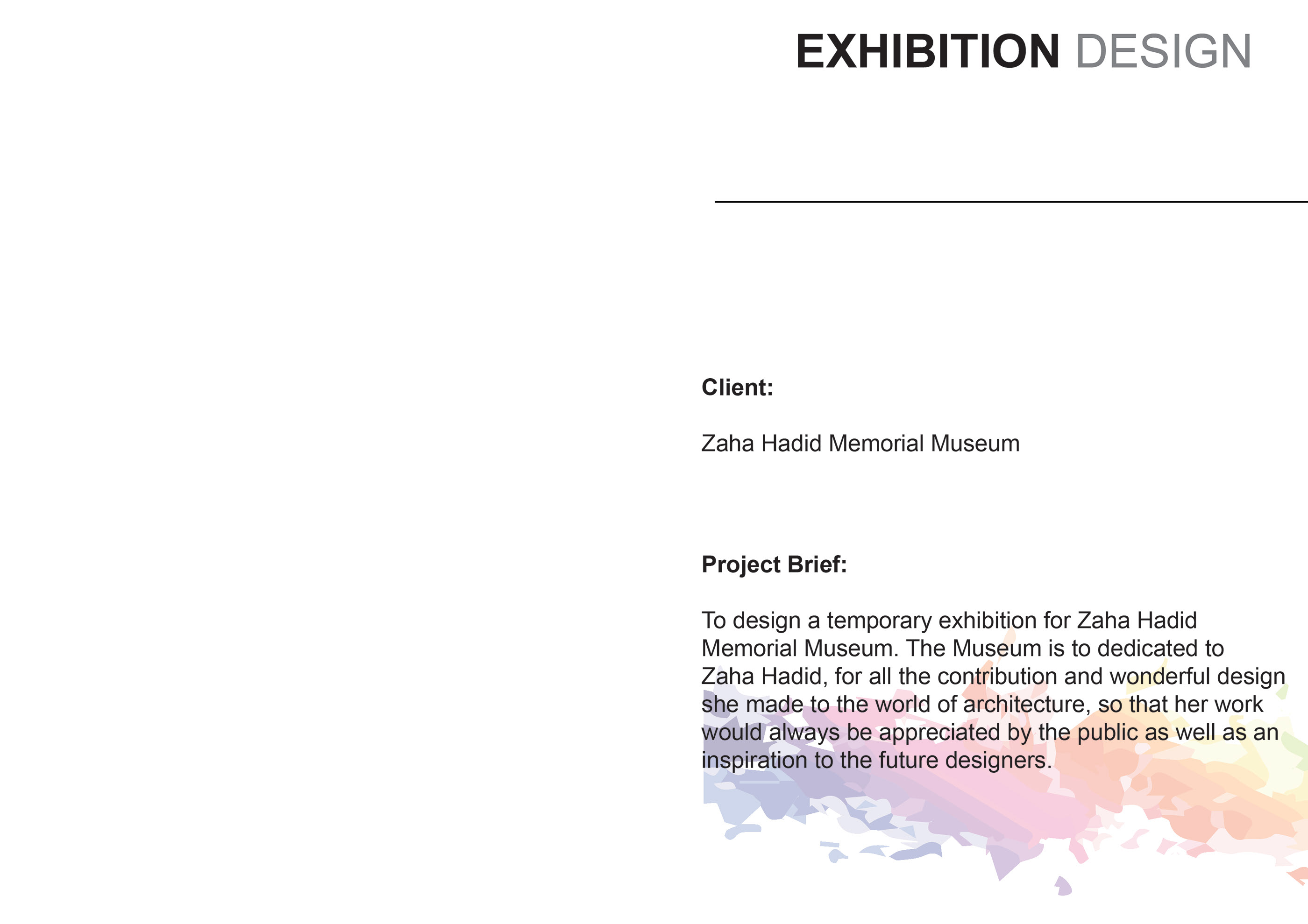 Exhibition Design // Z.H.M.M.-0