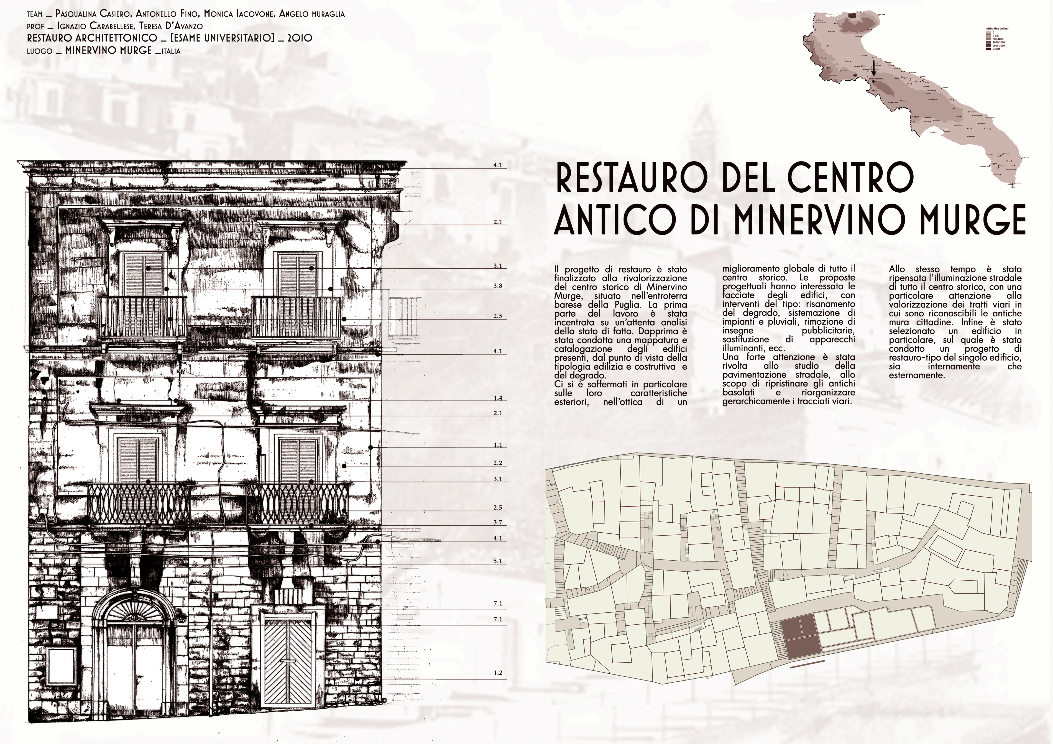 意大利 Minervino Murge 古城中心复兴计划-1