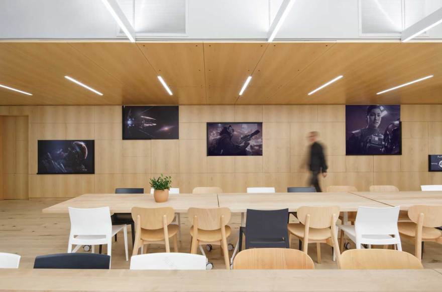 电子艺术蒙特利尔新办公室,极简主义与创造力的完美结合-5