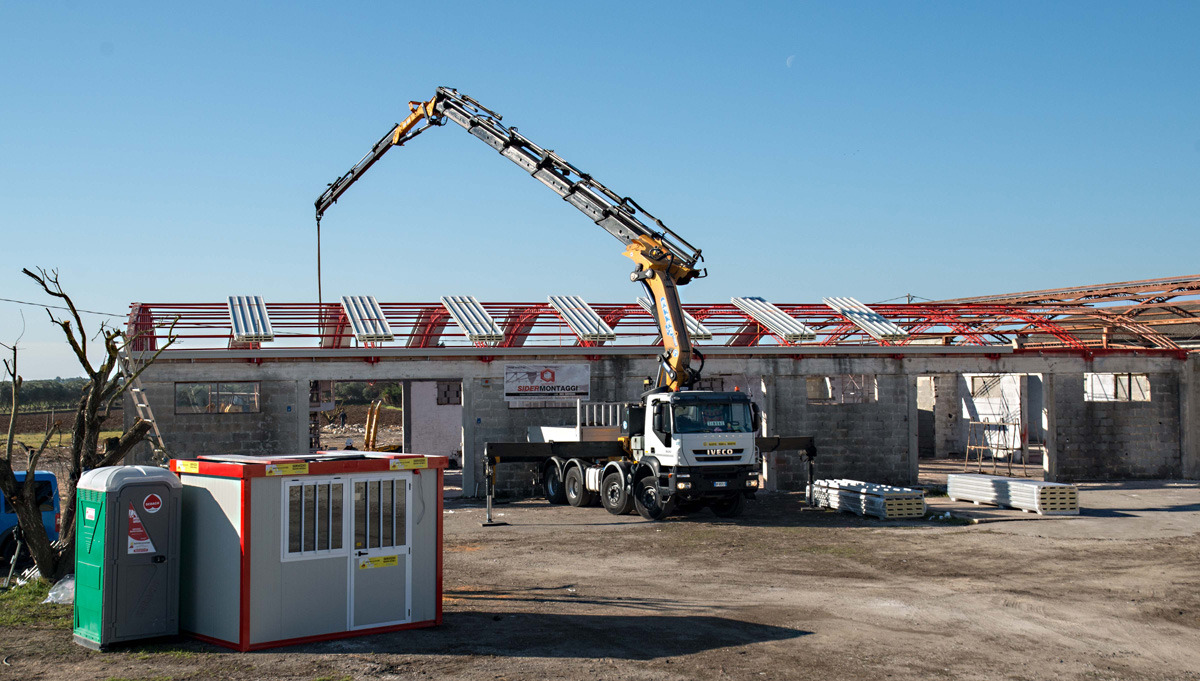 2016-2017 年意大利 Nardò工业仓库改造 | 1700 平米 Ethernit 覆盖屋顶翻新-35