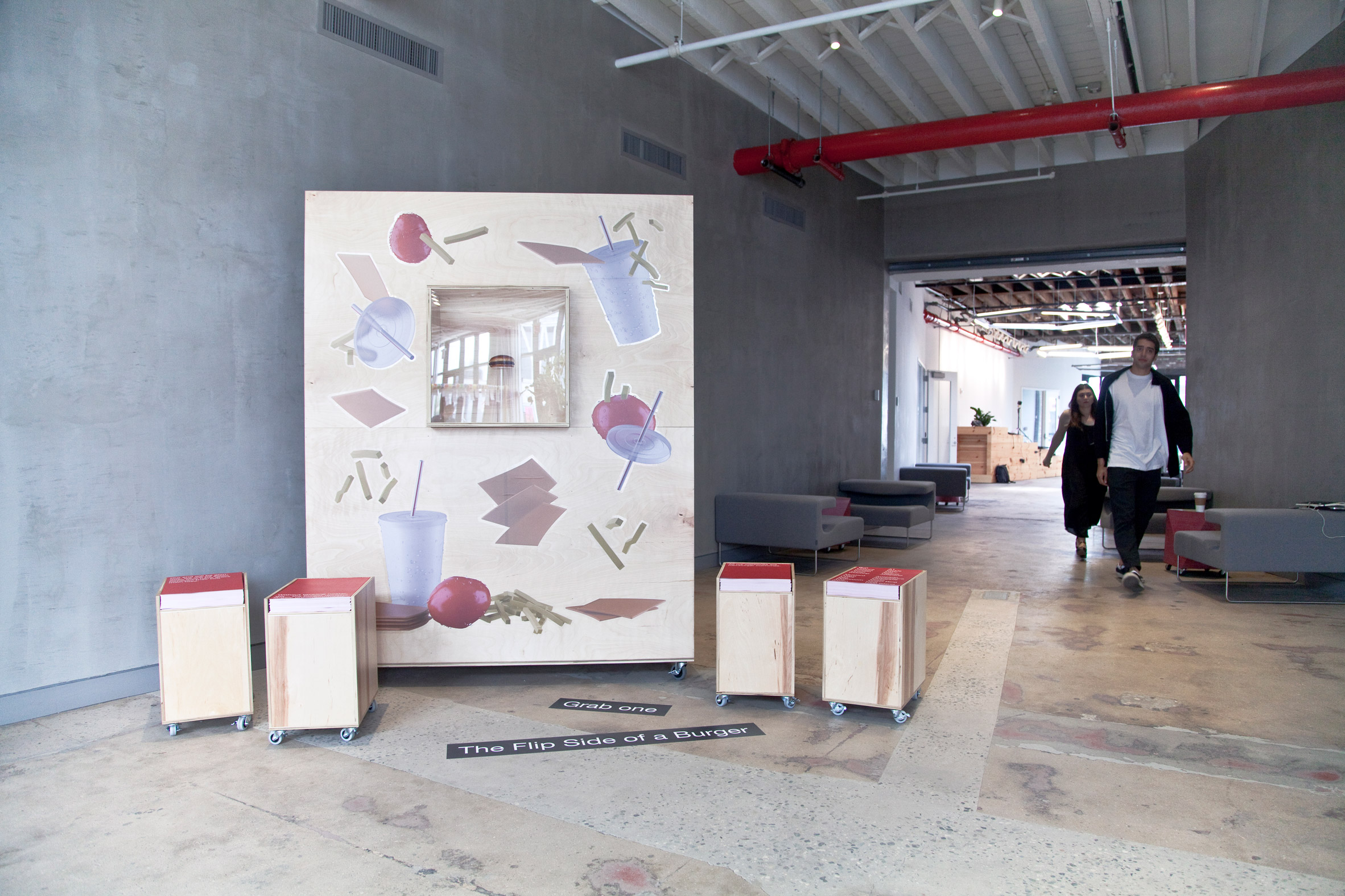 布鲁克林 A/D/O 设计中心举办的天空色彩与汉堡包互动展-8