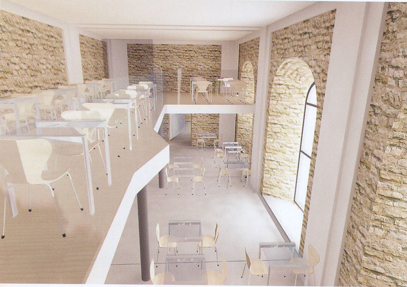 意大利百年建筑中的 Gelateria a Frascati 改造设计-23