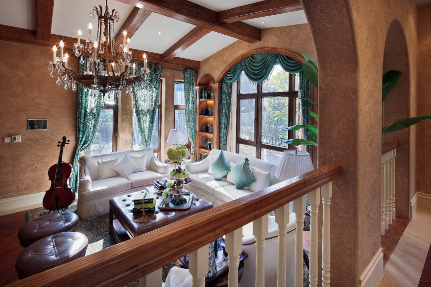 新疆中航翡翠城 6101 栋联排别墅 C 户型——加州风格的自然优雅-19