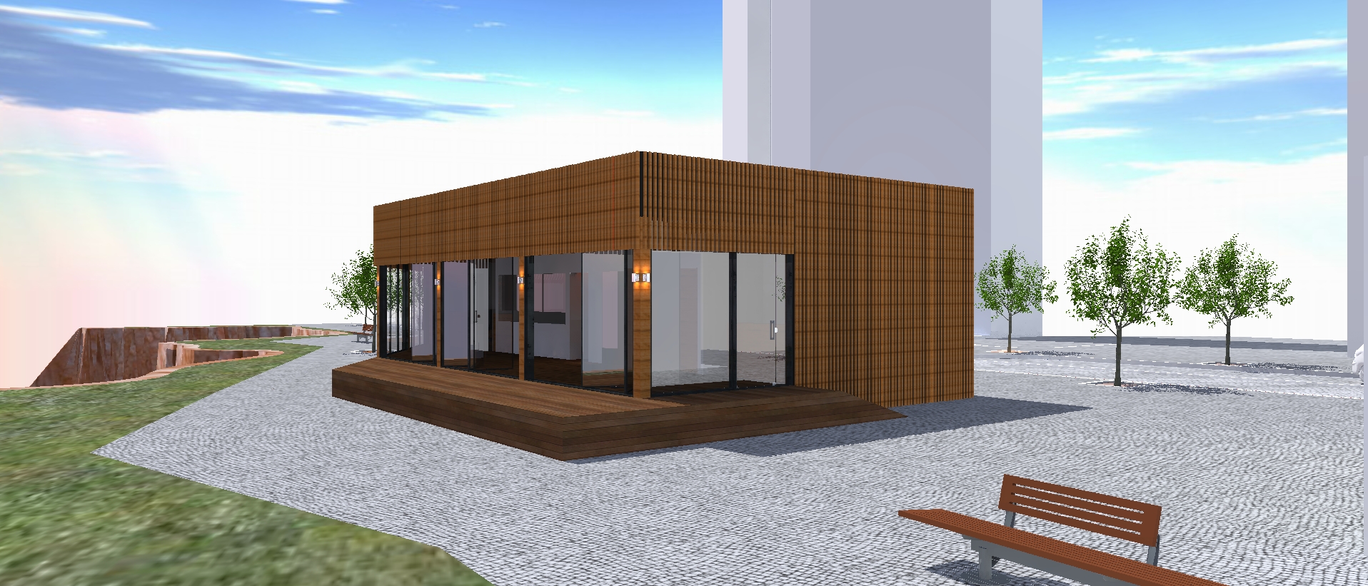 海滨公共空间重塑 | 餐厅室内设计-5