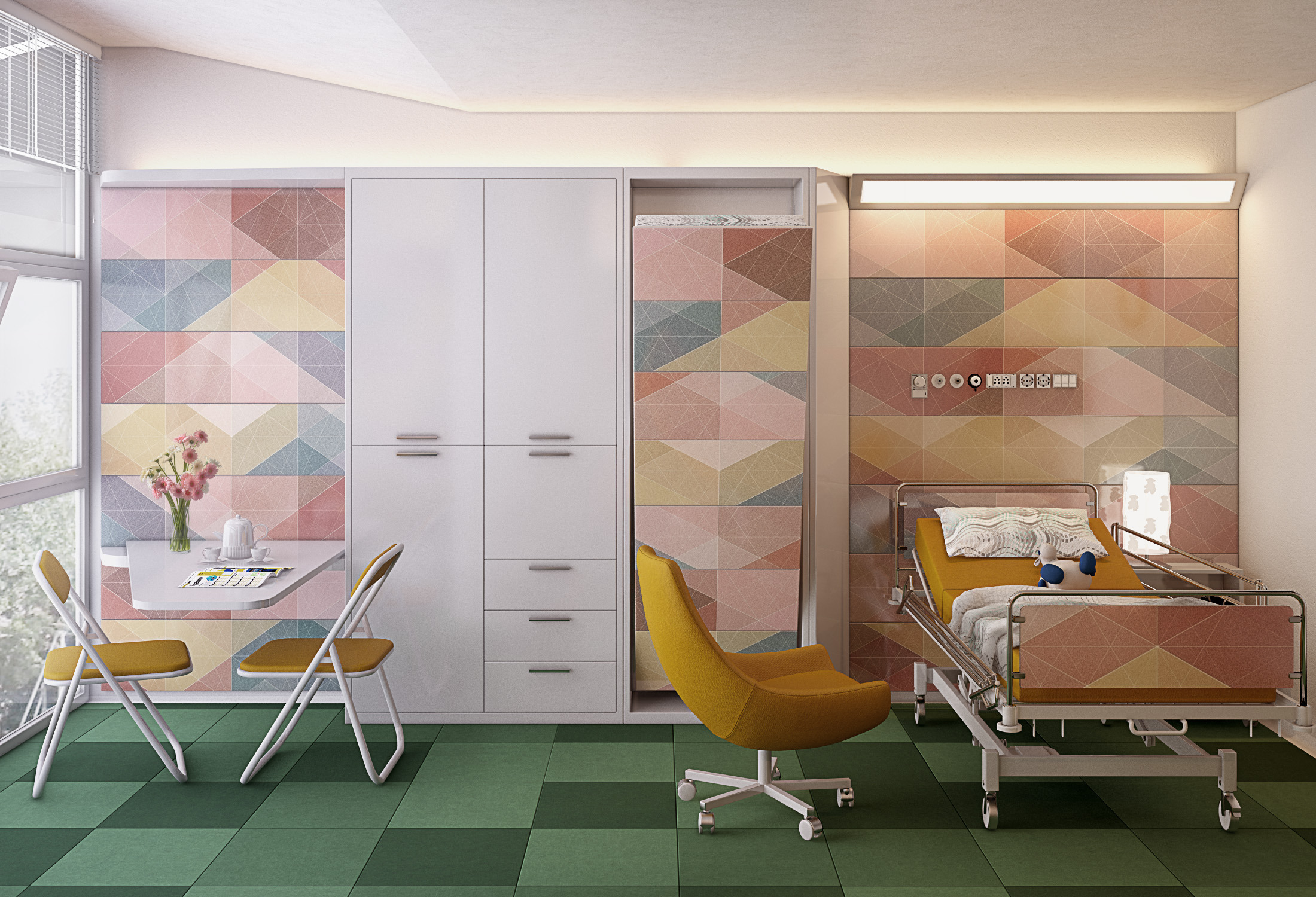 2016 年帕多瓦儿科医院病房可行性项目-- 选项 A-3