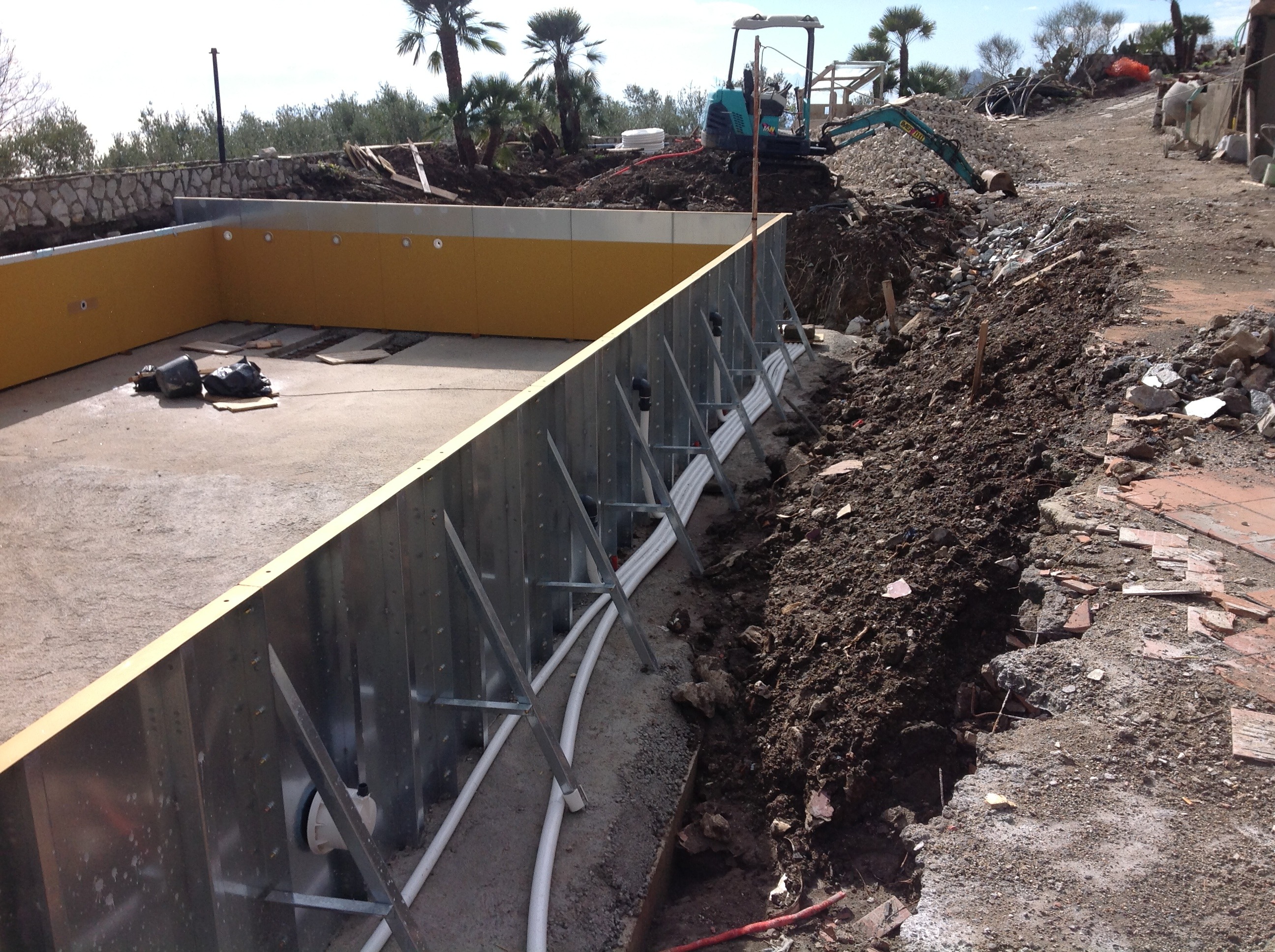 白色 PVC 装饰的海洋天堂游泳池-4