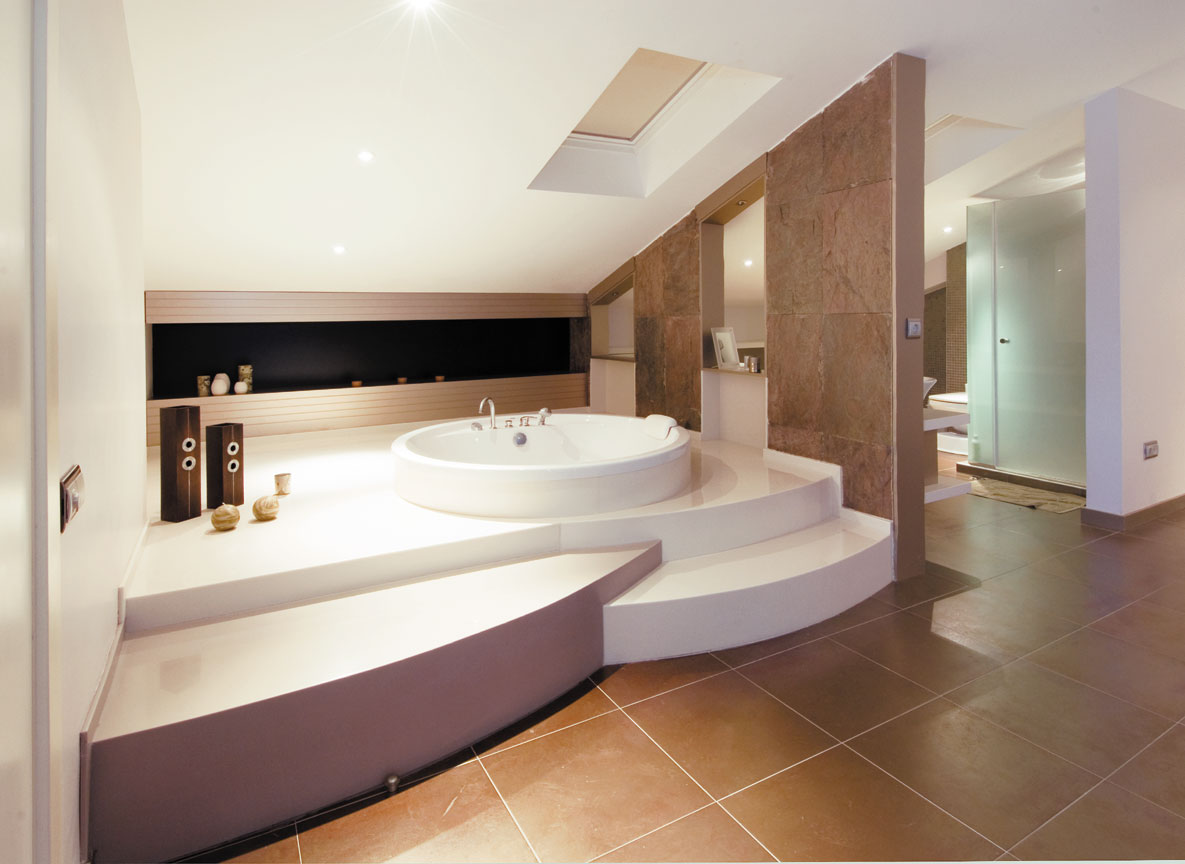 定制家具与自然融合的山间别墅设计-7