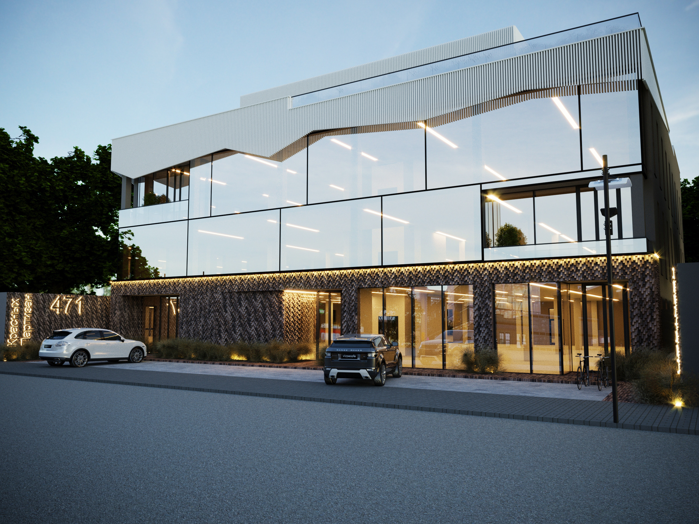 雪山之韵 · 克拉斯诺达尔办公楼设计-0