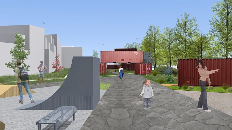 米兰城市复兴项目 | 城市绿洲与住宅办公一体化设计-4