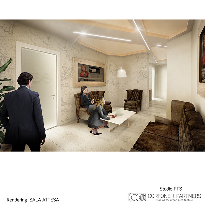 意大利 Foggia 市历史建筑改造的现代办公空间-14