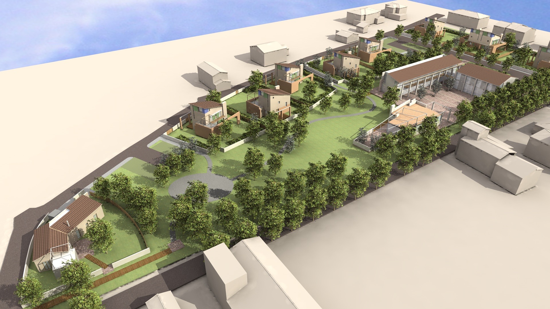 意式乡村风格私人地块规划——Gello 社区住宅及公共空间设计-3