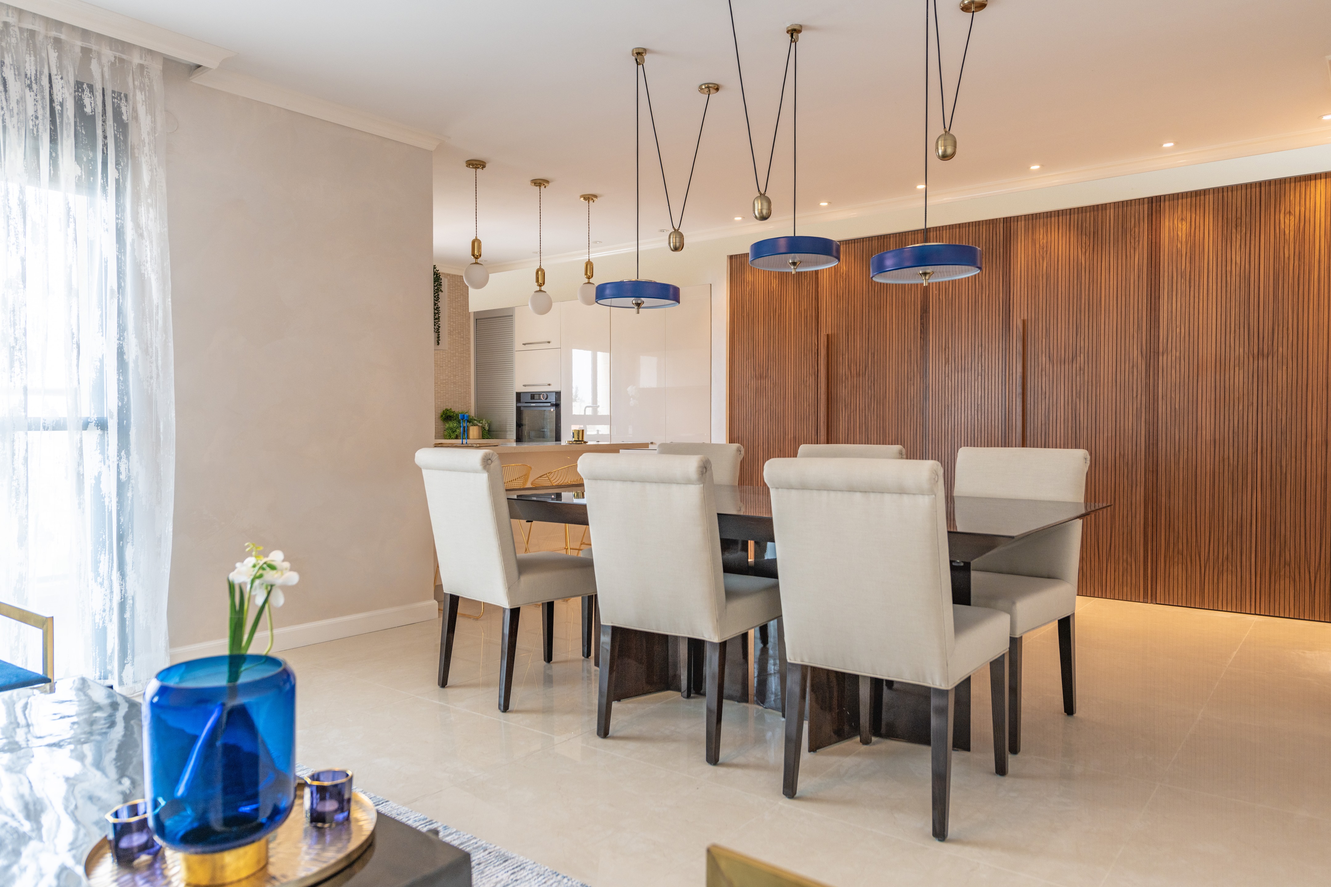 2018 年完成的蓝色公寓设计-15