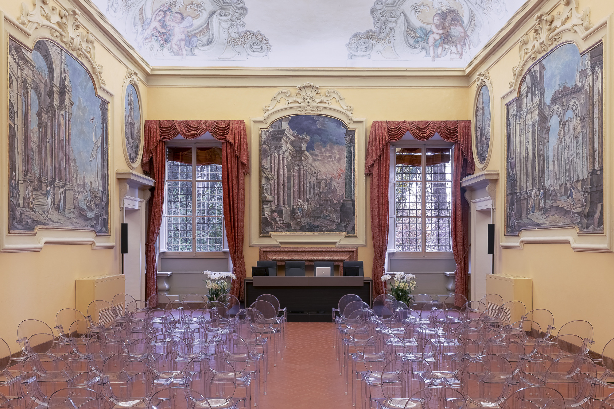 博洛尼亚 16 世纪别墅变身企业学院,历史与现代完美融合-4