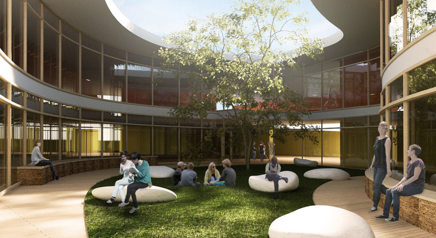 有机建筑理念下的零能耗学校设计-0