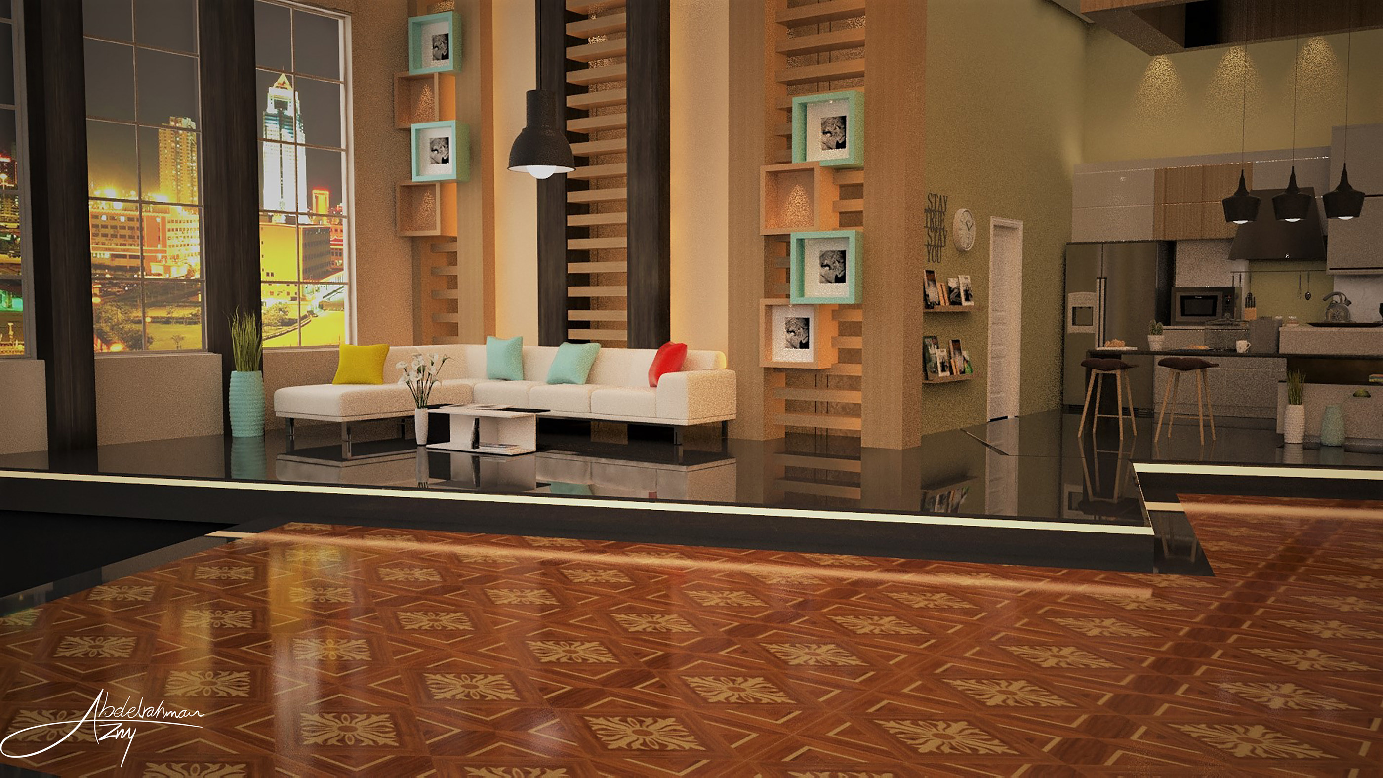 聚焦空间设计 | Abdelrhman Azmy 的电视谈话秀-2