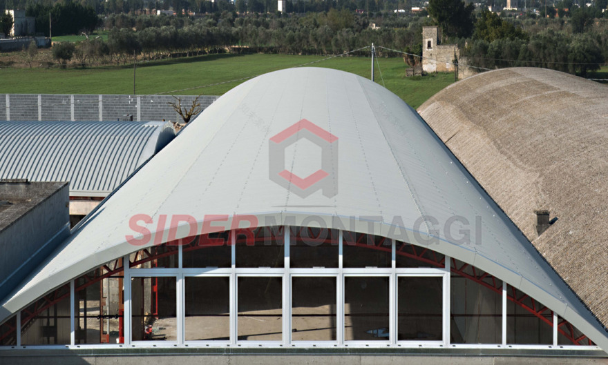2016-2017 年意大利 Nardò工业仓库改造 | 1700 平米 Ethernit 覆盖屋顶翻新-0
