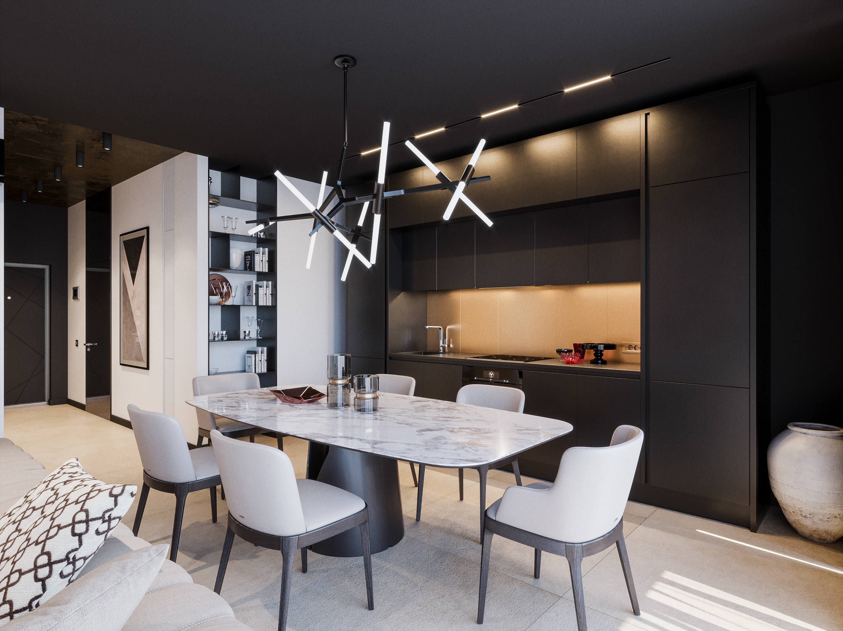 Апартаменты холостяка 3-4