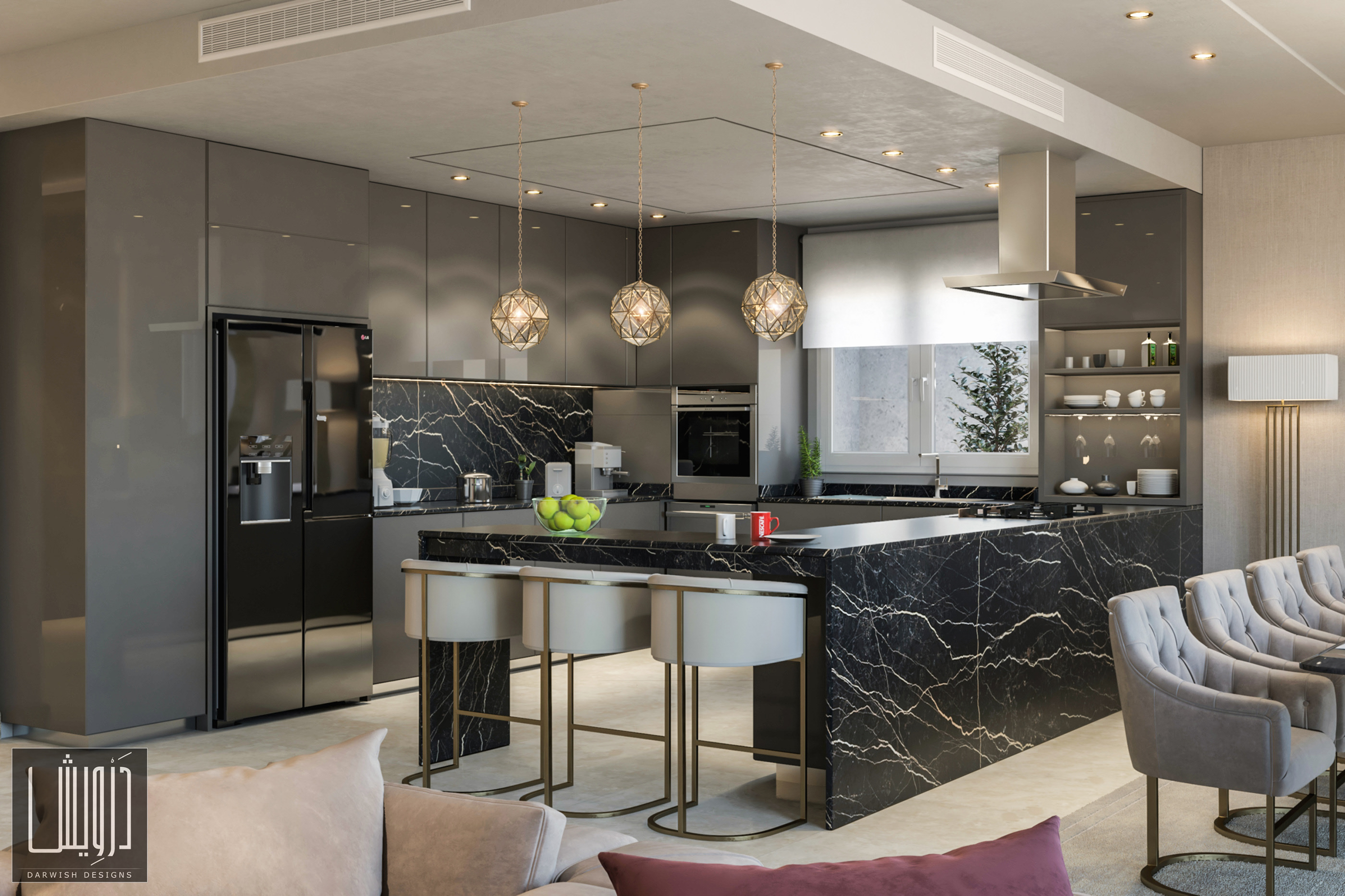 沙特阿拉伯豪华别墅设计-14