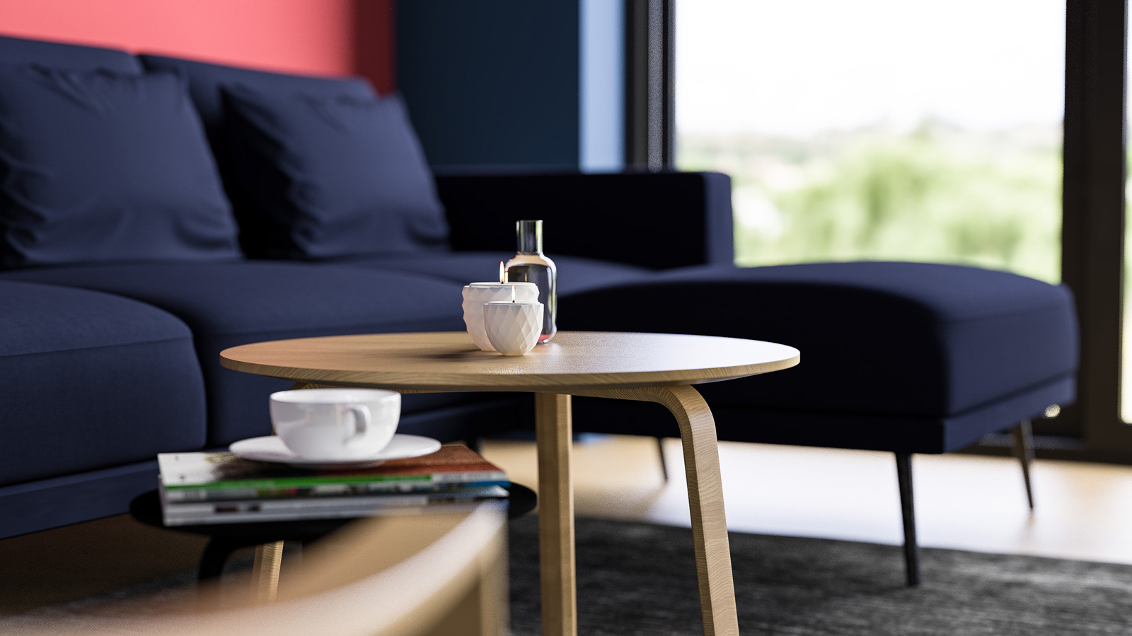 梦幻北欧风，海军蓝餐厅设计-10