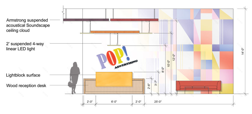 创意无限_Pop! Ad Agency 办公室设计-13