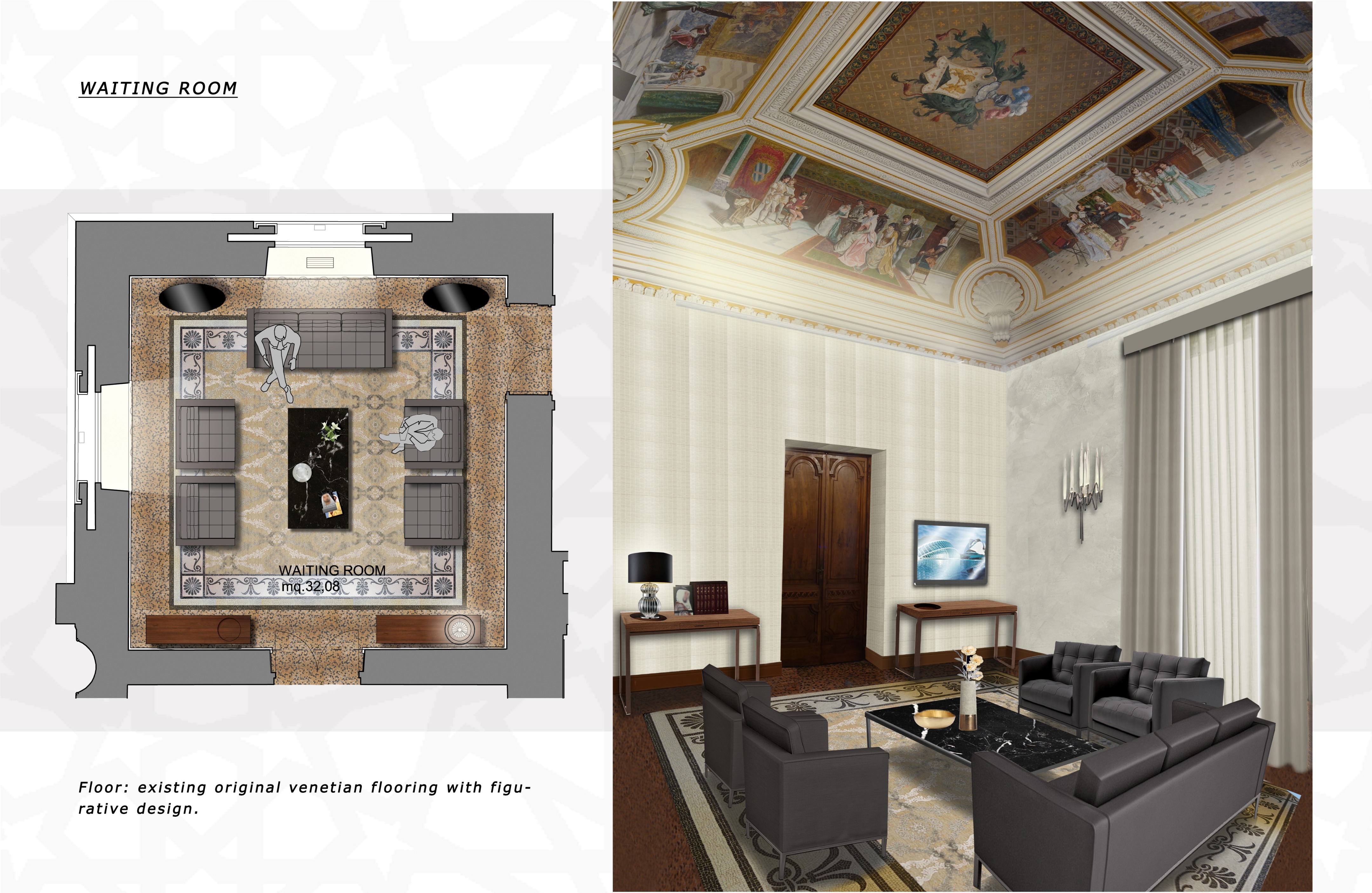 意大利罗马使馆别墅室内设计-15