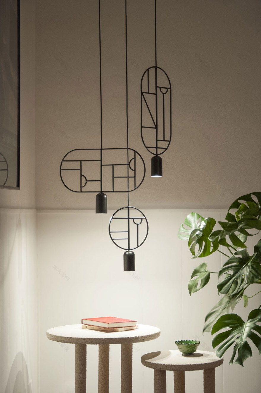 线与点的艺术 | 巴塞罗那设计工作室的创意吊灯-12