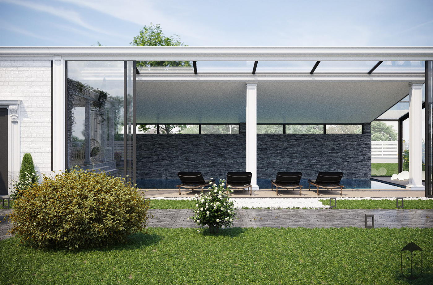 乡村别墅的现代简约之美-3