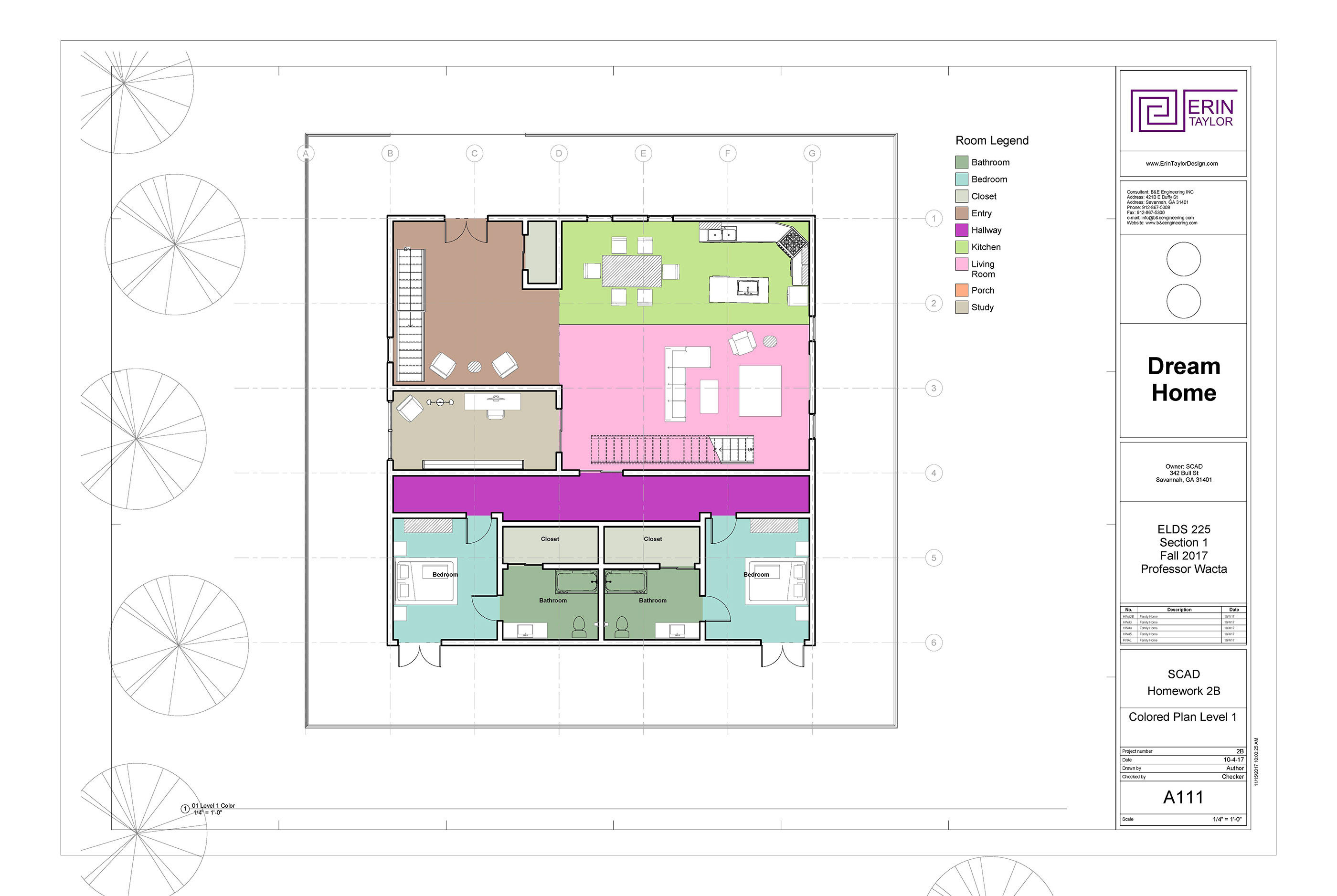 Revit House Plan Construction Document-10