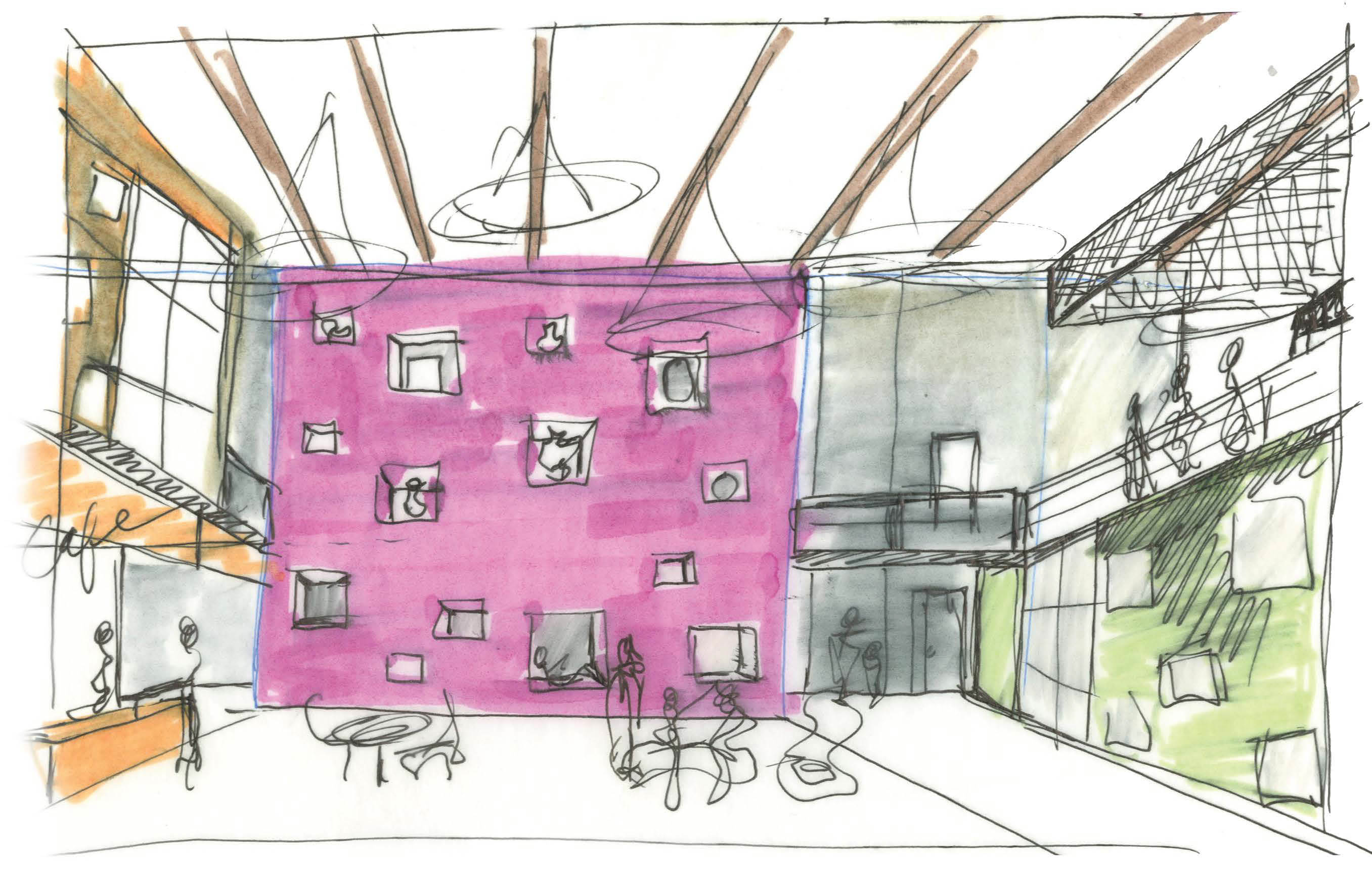 缤纷多元的南费城移民社区健康中心设计-11