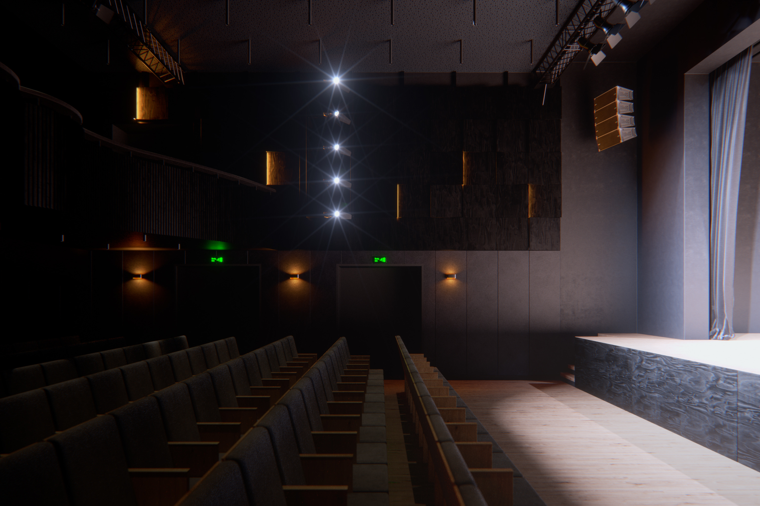 乌克兰 Kniahynyn 社区剧院室内设计-13