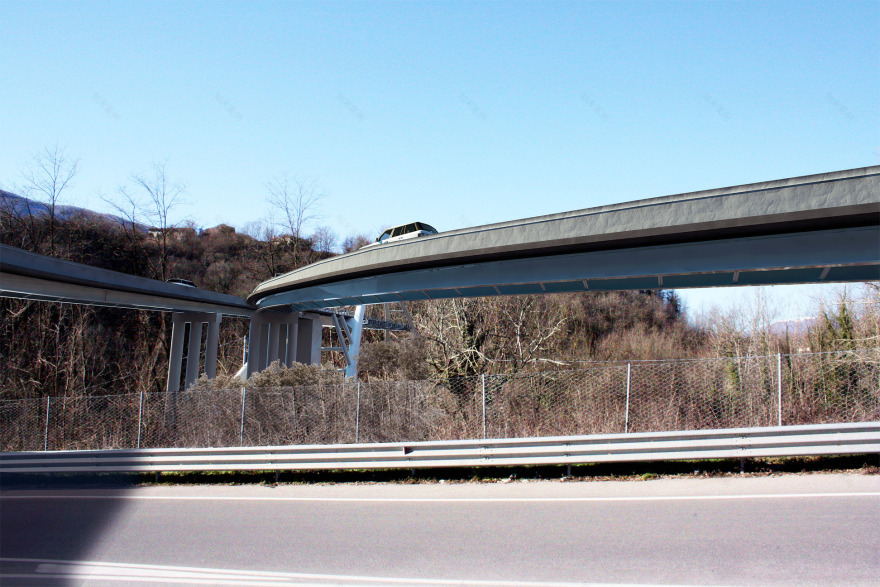 Castelnuovo 弧形桥 | 钢铁悬索之力-6