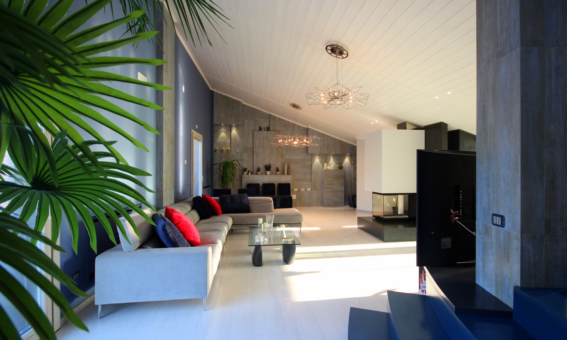 梦幻蓝调之家·意式风格室内设计-2