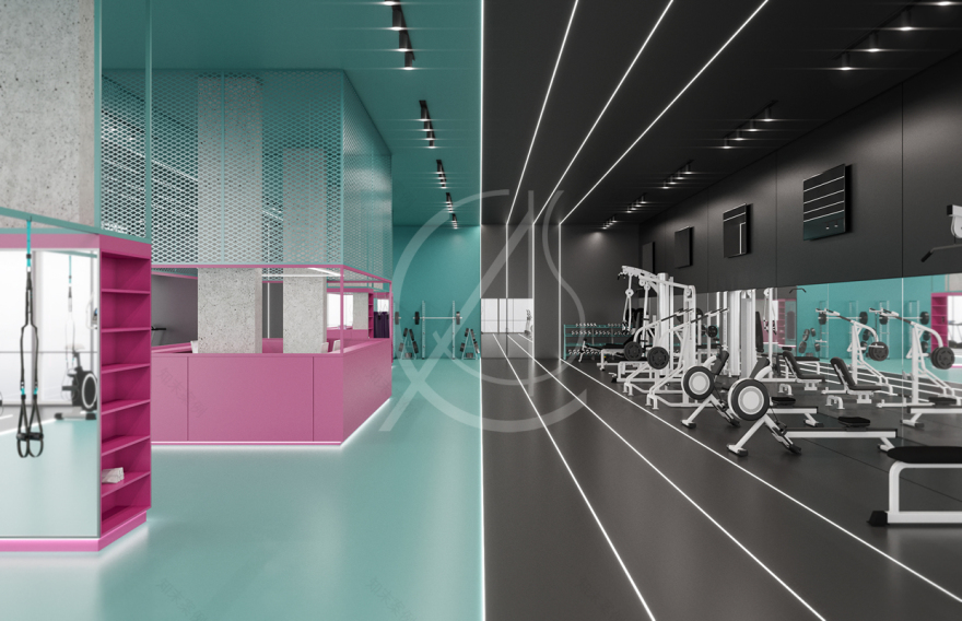 女士健身中心室内设计-19