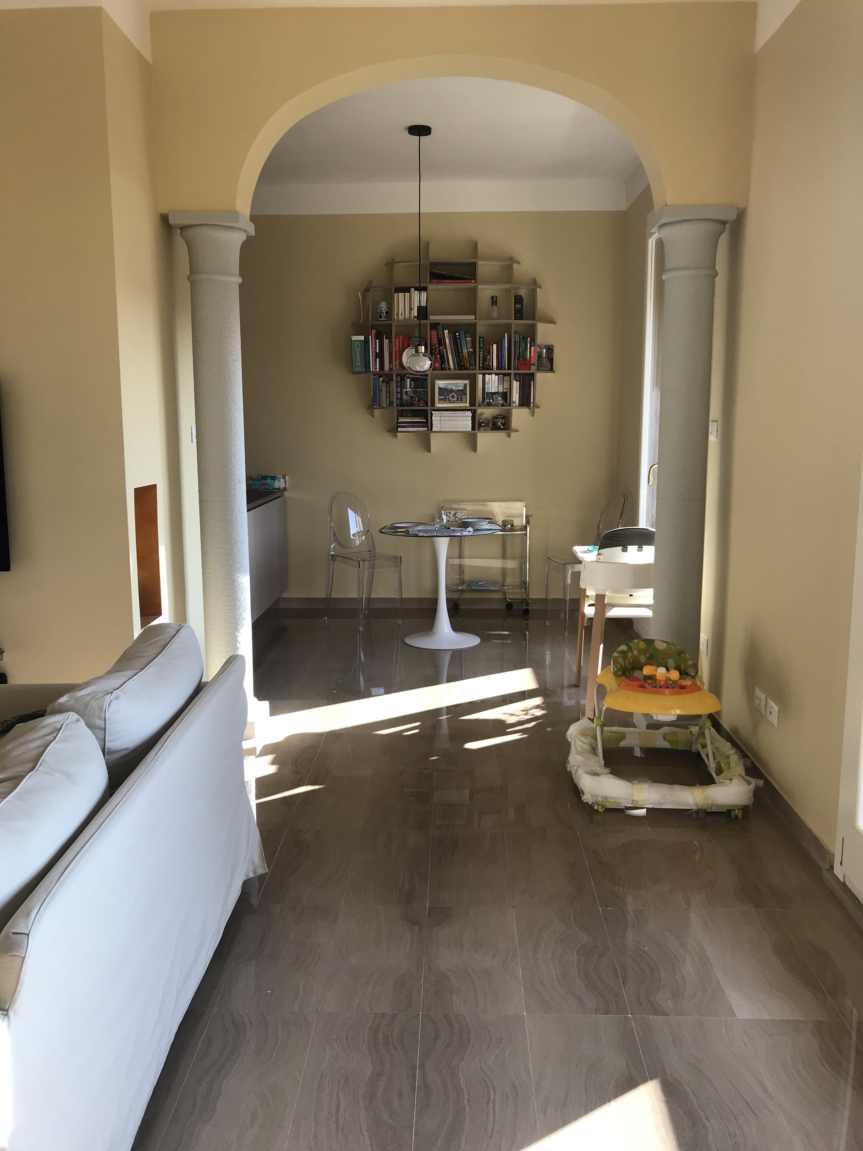 复古与现代共融的 60 年代博洛尼亚公寓翻新-17