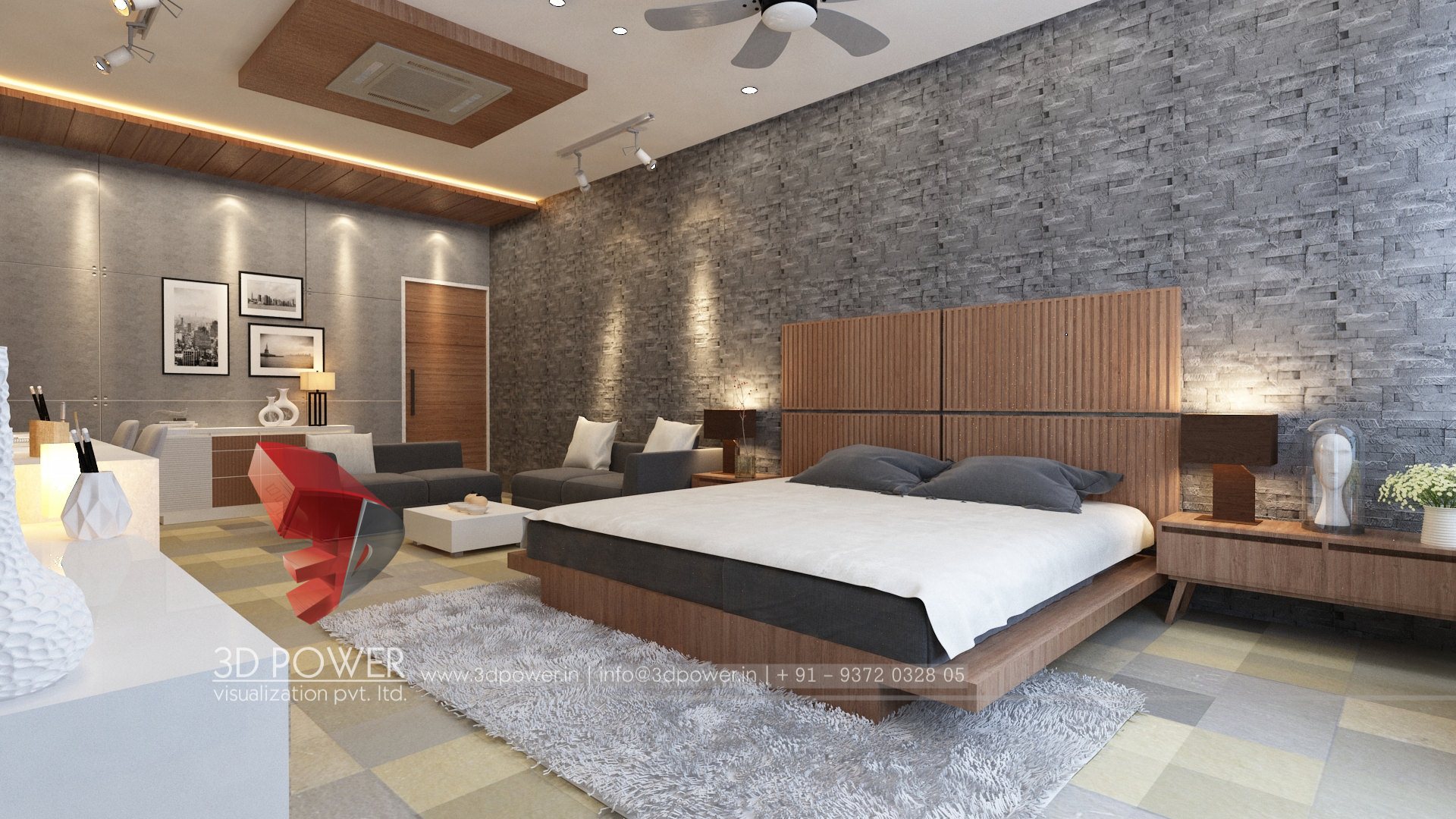 3D 室内设计案例 | 单家庭住宅的精致室内空间-6